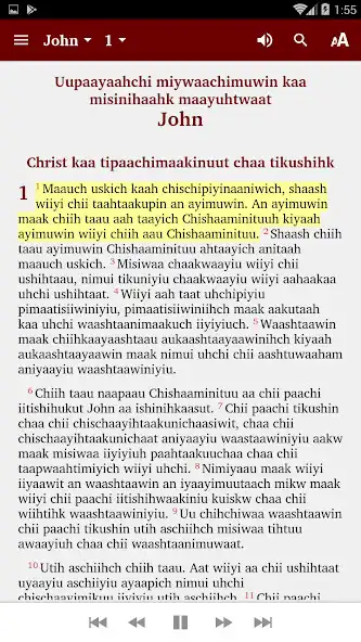 Play Northern East Cree Bible -rom as an online game Northern East Cree Bible -rom with UptoPlay