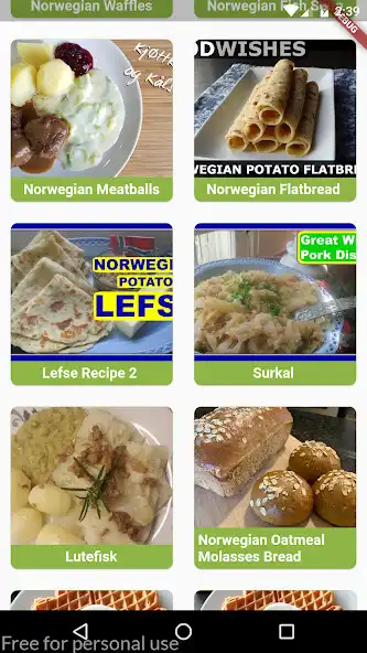 Play Norwegian Food Recipes as an online game Norwegian Food Recipes with UptoPlay