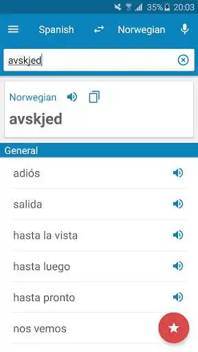 Play Norwegian-Spanish Dictionary  and enjoy Norwegian-Spanish Dictionary with UptoPlay