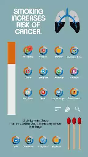 Play Nosmoking Theme Total Launcher