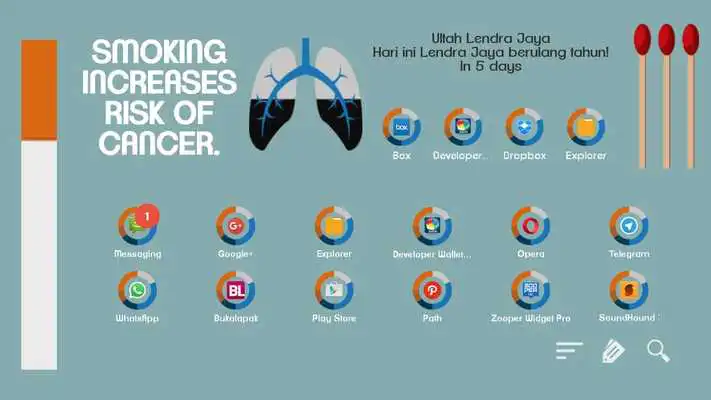 Play Nosmoking Theme Total Launcher