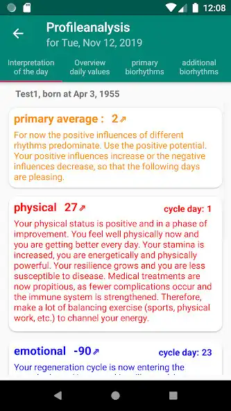 Play noSpy Biorhythm as an online game noSpy Biorhythm with UptoPlay