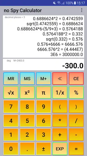 Play noSpy Calculator (free, no permissions, no ad)  and enjoy noSpy Calculator (free, no permissions, no ad) with UptoPlay