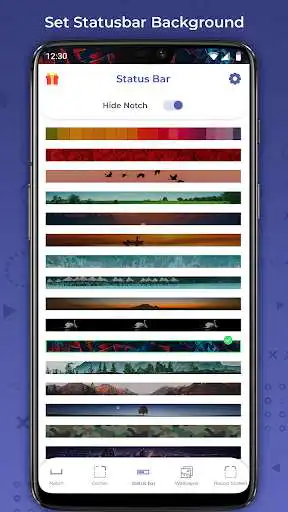 Play Notch Remover - Notch Hider  Customize Status Bar as an online game Notch Remover - Notch Hider  Customize Status Bar with UptoPlay