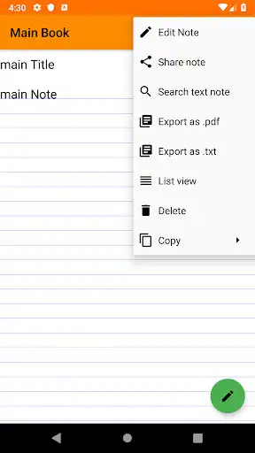 Play NoteBook: NoAds Text Notepad as an online game NoteBook: NoAds Text Notepad with UptoPlay