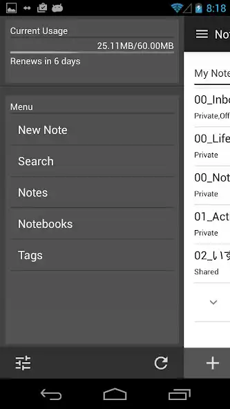 Play Notebook+ "Evernote" client application. as an online game Notebook+ "Evernote" client application. with UptoPlay
