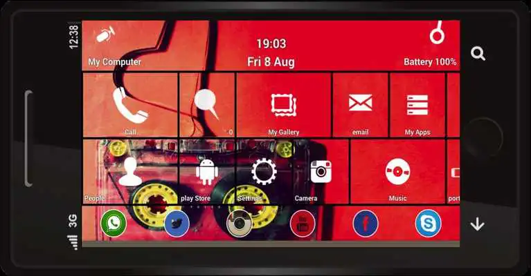 Play Note+ Launcher 8 Free