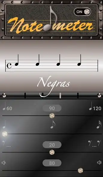 Play NoteMeter as an online game NoteMeter with UptoPlay