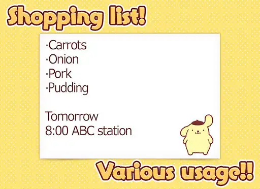 Play Notepad Pompompurin as an online game Notepad Pompompurin with UptoPlay