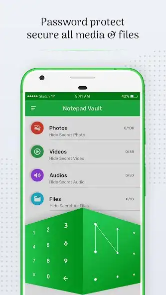 Play Notepad Vault - Hide all Files as an online game Notepad Vault - Hide all Files with UptoPlay