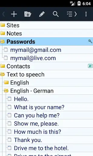Play Notepad with folders - MyTreeNotes as an online game Notepad with folders - MyTreeNotes with UptoPlay