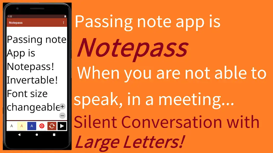 Play Notepass: silent conversation  and enjoy Notepass: silent conversation with UptoPlay