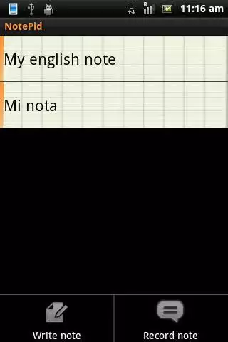 Play Notepid.Notepad.Smart notes as an online game Notepid.Notepad.Smart notes with UptoPlay