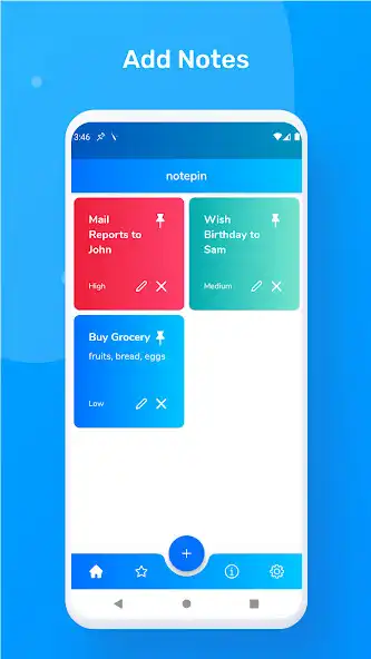 Play notepin - Notes in notification bar  and enjoy notepin - Notes in notification bar with UptoPlay
