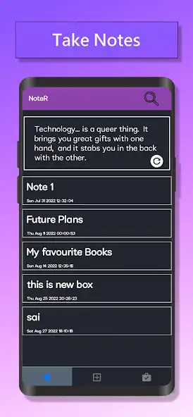 Play NoteR - Task Planner as an online game NoteR - Task Planner with UptoPlay