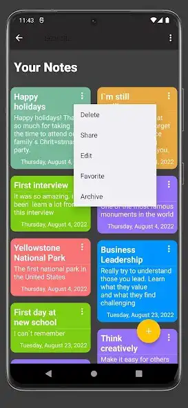 Play Notes-Colorful notes  and enjoy Notes-Colorful notes with UptoPlay