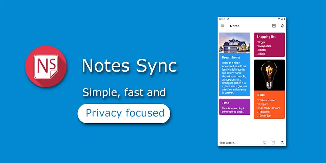 Play Notes Sync - Secure, Ad-free and Privacy focused  and enjoy Notes Sync - Secure, Ad-free and Privacy focused with UptoPlay