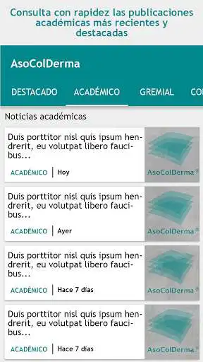 Play Noticias AsoColDerma as an online game Noticias AsoColDerma with UptoPlay