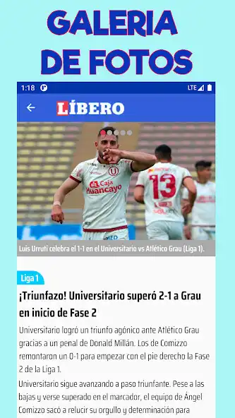 Play Noticias Futbol Peruano - Libero as an online game Noticias Futbol Peruano - Libero with UptoPlay