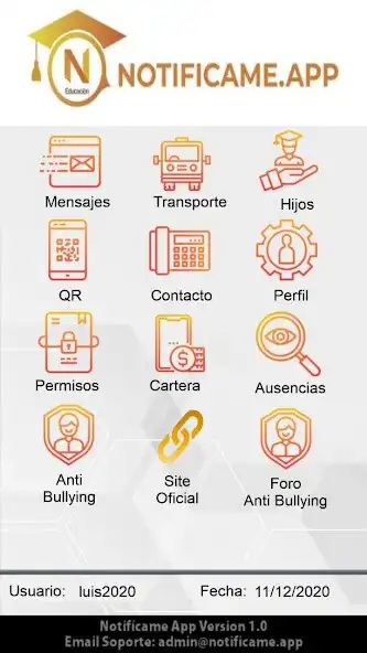 Play Notificación Escolar MVP base as an online game Notificación Escolar MVP base with UptoPlay