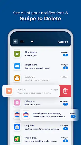 Play Notification Box Widget as an online game Notification Box Widget with UptoPlay