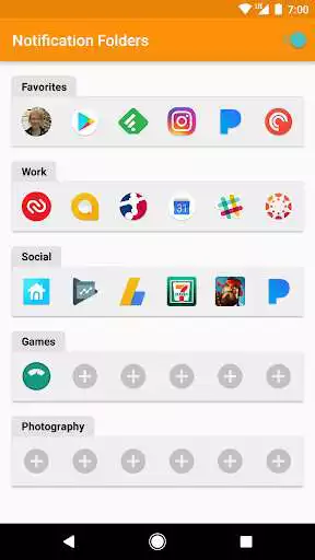 Play Notification Folders  and enjoy Notification Folders with UptoPlay