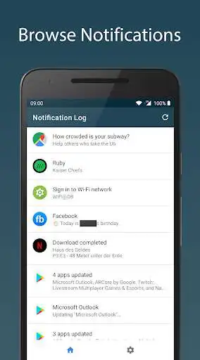Play Notification Log  and enjoy Notification Log with UptoPlay
