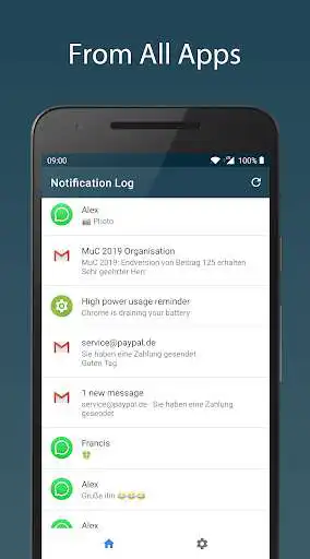 Play Notification Log as an online game Notification Log with UptoPlay