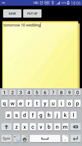 Play Notification(Statusbar) Memo as an online game Notification(Statusbar) Memo with UptoPlay