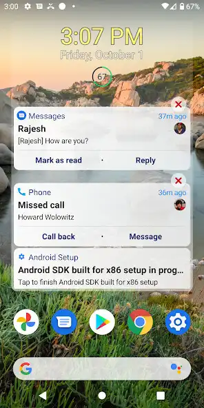 Play Notification Widget as an online game Notification Widget with UptoPlay