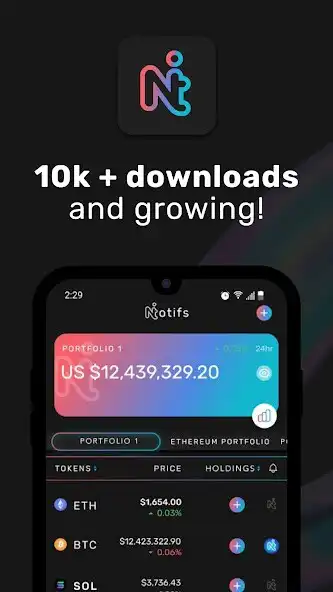 Play Notifs - Crypto Tracker  and enjoy Notifs - Crypto Tracker with UptoPlay