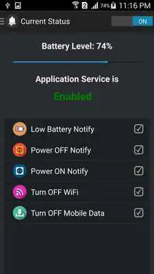 Play Notify Low Battery