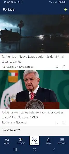 Play NotiGAPE - Líderes en Noticias  and enjoy NotiGAPE - Líderes en Noticias with UptoPlay