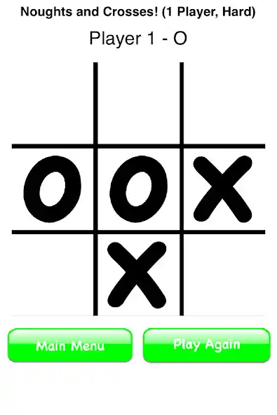 Play Noughts And Crosses as an online game Noughts And Crosses with UptoPlay