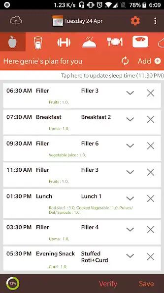 Play Nourish Genie as an online game Nourish Genie with UptoPlay