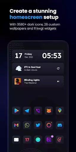 Play Nova Dark Icon Pack  and enjoy Nova Dark Icon Pack with UptoPlay