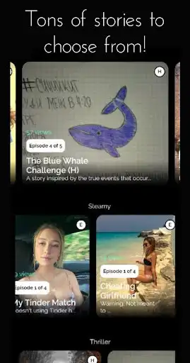 Play Novela - the text stories app as an online game Novela - the text stories app with UptoPlay