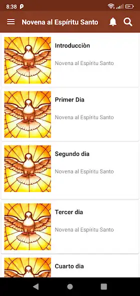 Play Novena al Espiritu Santo  and enjoy Novena al Espiritu Santo with UptoPlay