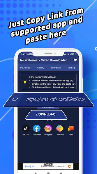 Play No Watermark Video Downloader for TikTok as an online game No Watermark Video Downloader for TikTok with UptoPlay