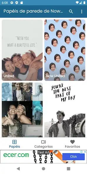 Play Now  United - Papel de parede as an online game Now  United - Papel de parede with UptoPlay