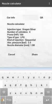 Play Nozzle calculator LPG/CNG