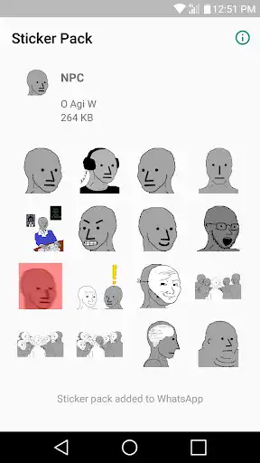 Play NPC Sticker Set  and enjoy NPC Sticker Set with UptoPlay
