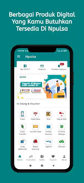 Play Npulsa - Agen Pulsa Murah as an online game Npulsa - Agen Pulsa Murah with UptoPlay