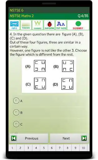 Play NSTSE 6 Exam Prep as an online game NSTSE 6 Exam Prep with UptoPlay
