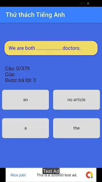 Play NTDK English Challenge as an online game NTDK English Challenge with UptoPlay