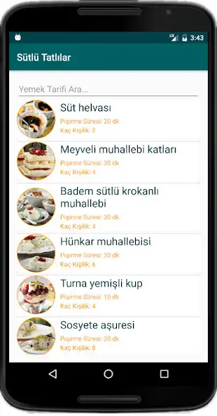 Play İnternetsiz Sütlü Tatlı Tarifl  and enjoy İnternetsiz Sütlü Tatlı Tarifl with UptoPlay