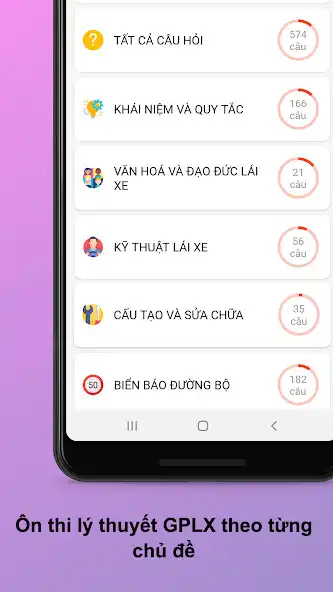 Play Ôn Thi GPLX 600 Câu 2022 as an online game Ôn Thi GPLX 600 Câu 2022 with UptoPlay