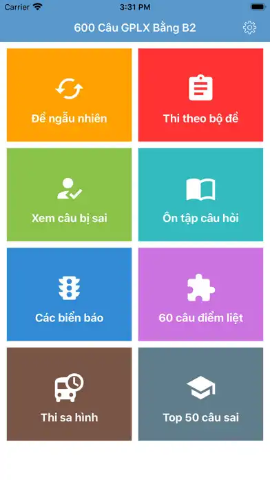 Play Ôn thi GPLX 600 Câu  and enjoy Ôn thi GPLX 600 Câu with UptoPlay