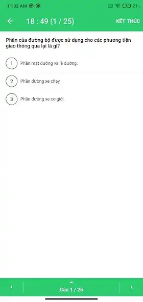 Play Ôn thi GPLX A1 - 2023 OFFLINE as an online game Ôn thi GPLX A1 - 2023 OFFLINE with UptoPlay