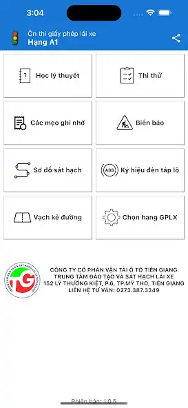 Play ÔN THI LÁI XE as an online game ÔN THI LÁI XE with UptoPlay